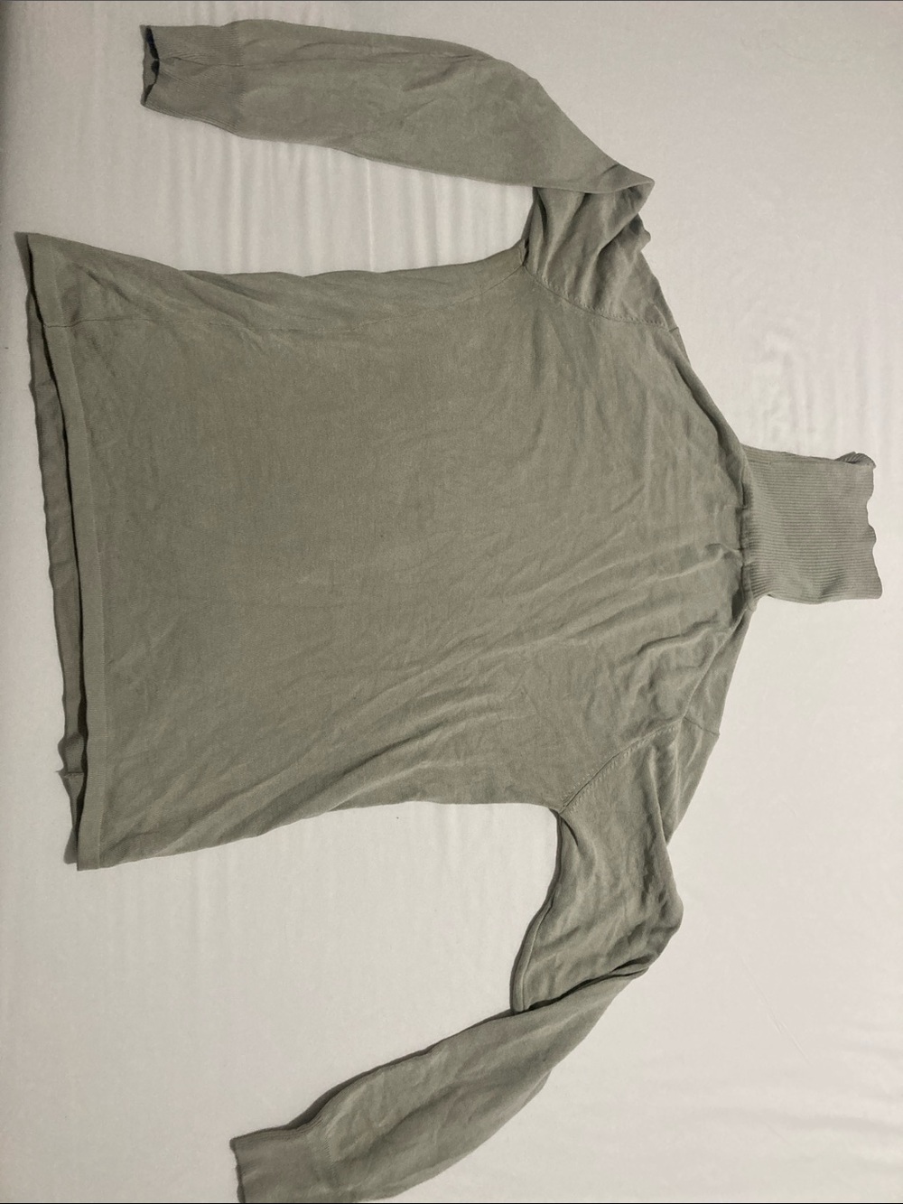 Liz Claiborne Sage Green Turtleneck Long Sleeve Top